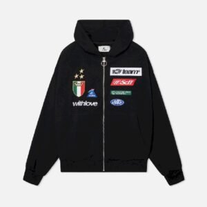 Scuffers By Air Zipper Black Hoodie
